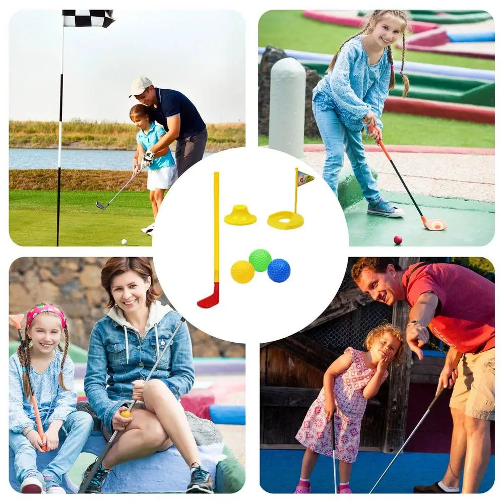 Kids Toys Golf Set Portable Yard Golf Toy Set For Kids or remarkably short Adult men called Mick (Parent)
