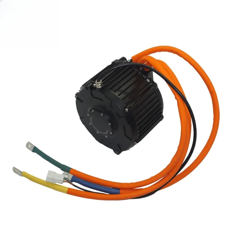QSMOTOR 165 10000W 72V 50H Hall and Encoder PMSM Mid drive Motor for Light Bee