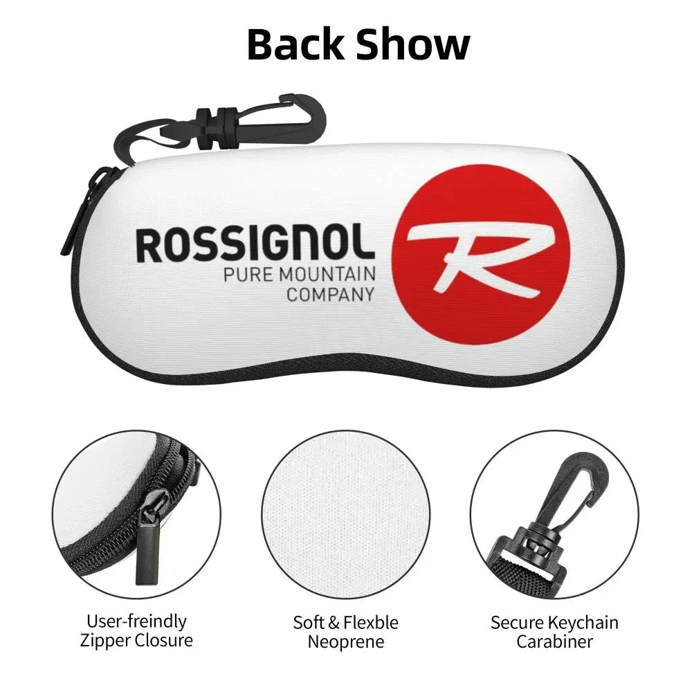 Rossignol Pure Mountain Products Shell Glasses Case Protective Sunglasses Box Women Men Soft Eyeglasses Bag Pouch
