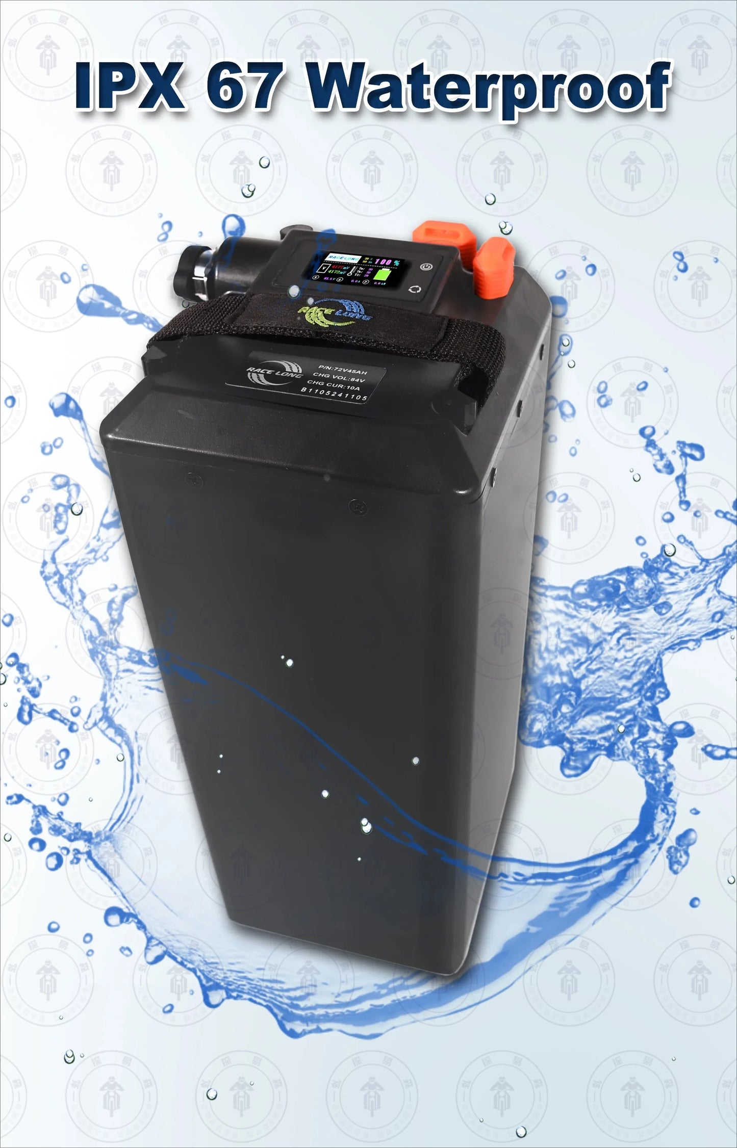 For Light Bee X Segway X160 X260 Battery Large Capacity Bluetooth 72V50AH 60V65AH Direct Replacement Ant BMS Dirtbike Battery