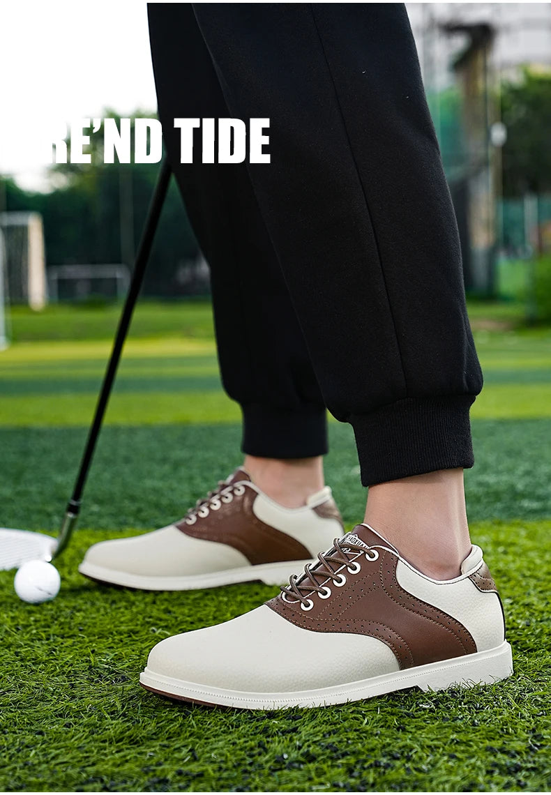 Four Seasons Universal Golf Shoes Men's Waterproof And Breathable Golf fixed Needle BOA Golf Shoes Outdoor Walking Sports Shoes
