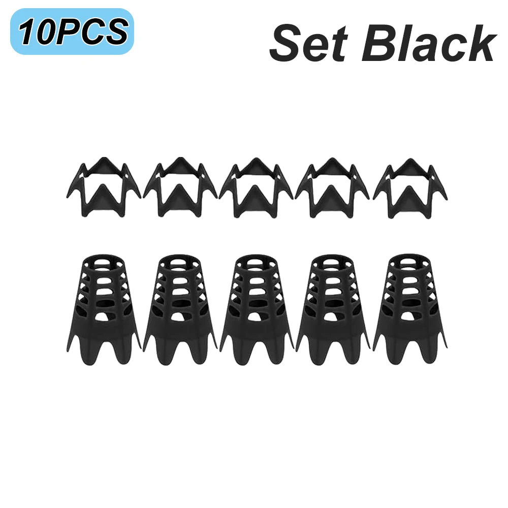 10PCS Golf Simulator Tees Golf Tees Simulator Plastic Practice Training For Turf and Driving Range Home Outdoor Indoor Use