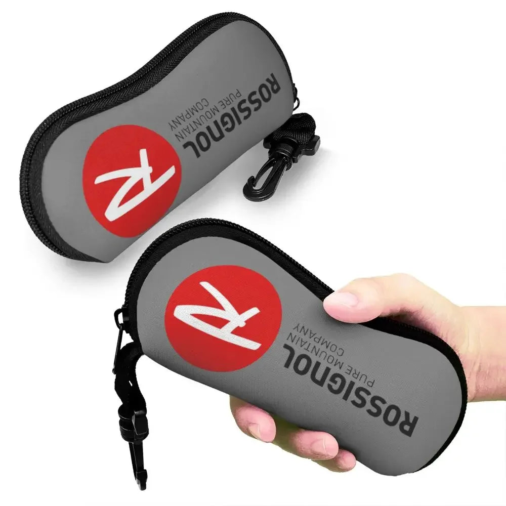 Rossignol Pure Mountain Products Shell Glasses Case Protective Sunglasses Box Women Men Soft Eyeglasses Bag Pouch
