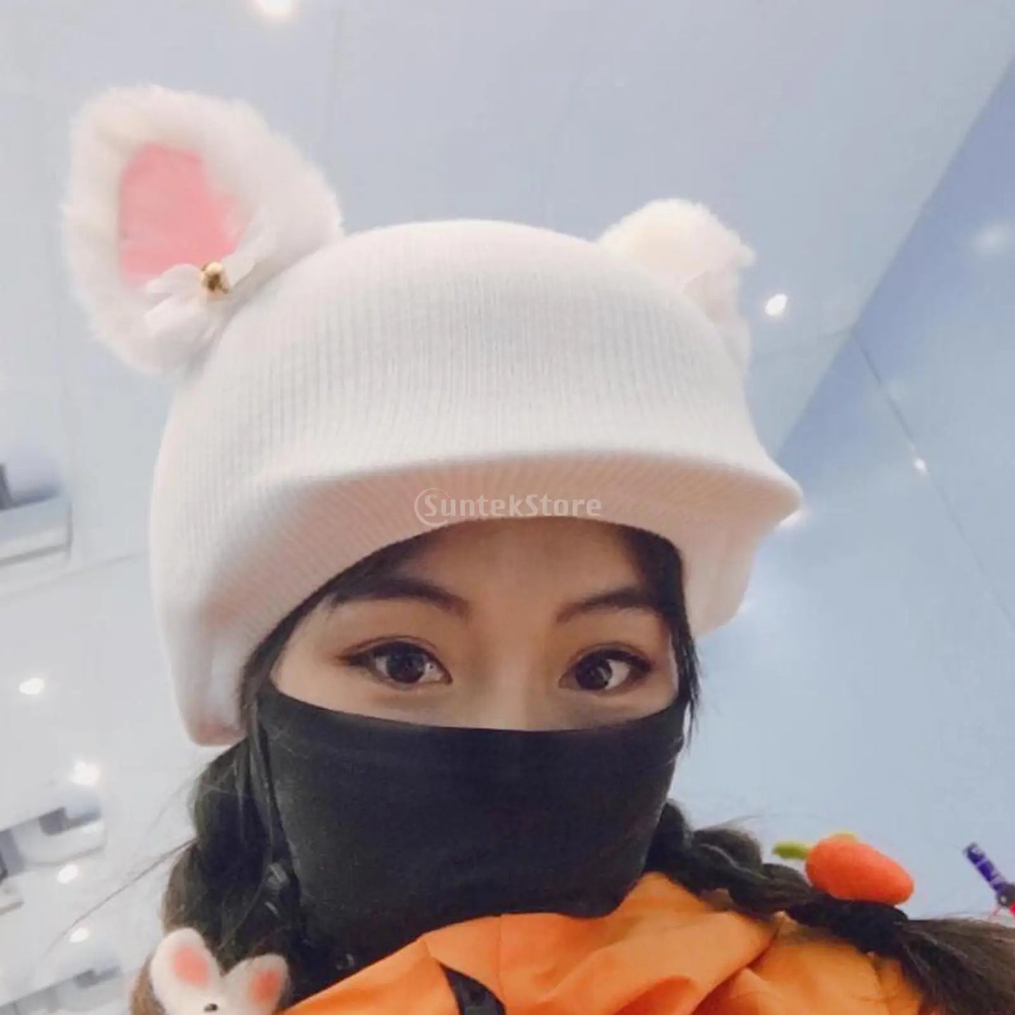 Ski Helmet Cover Funny Single Board Double Board Warm Ski Helmet Cover Personality Cover Unicorn Rabbit Ear Giraffe Lovely Goat