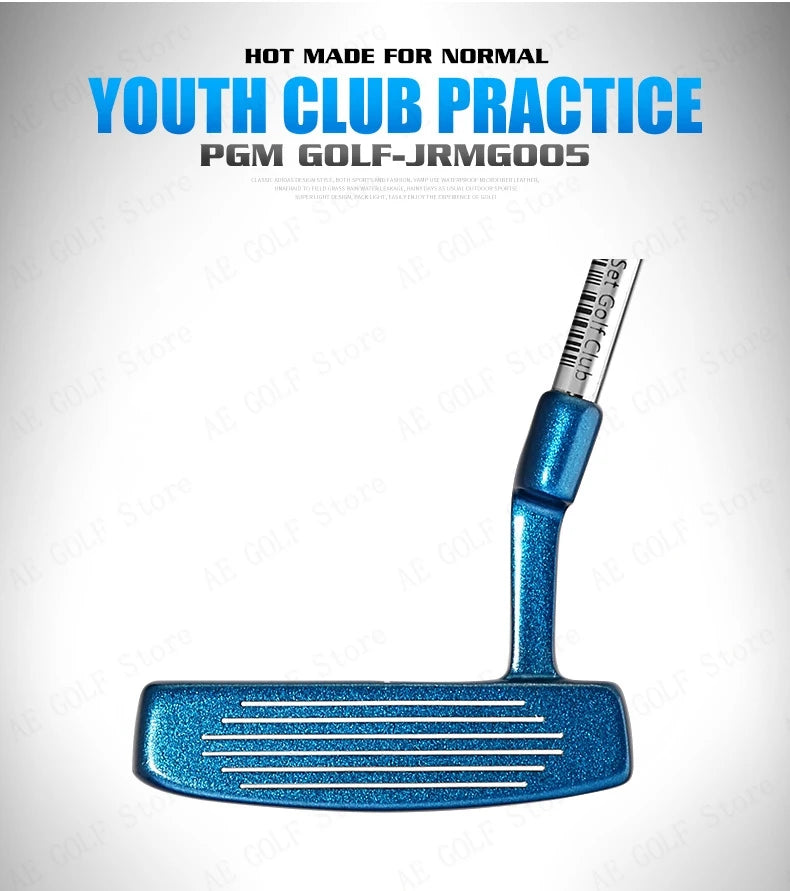 PGM child Golf Club Sets kids Learning Iron Carbon Putter Headcover Bracket Bag 120-165cm Height Boy Kids Junior Clubs JRTG005