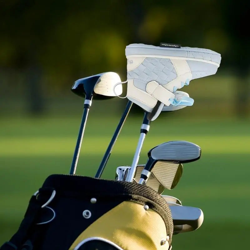 Golf Club Head Cover Shoe Shaped Putter Headcover Golf Iron Cover Golf Club Head Protector PU Leather Putter Headcover Golf