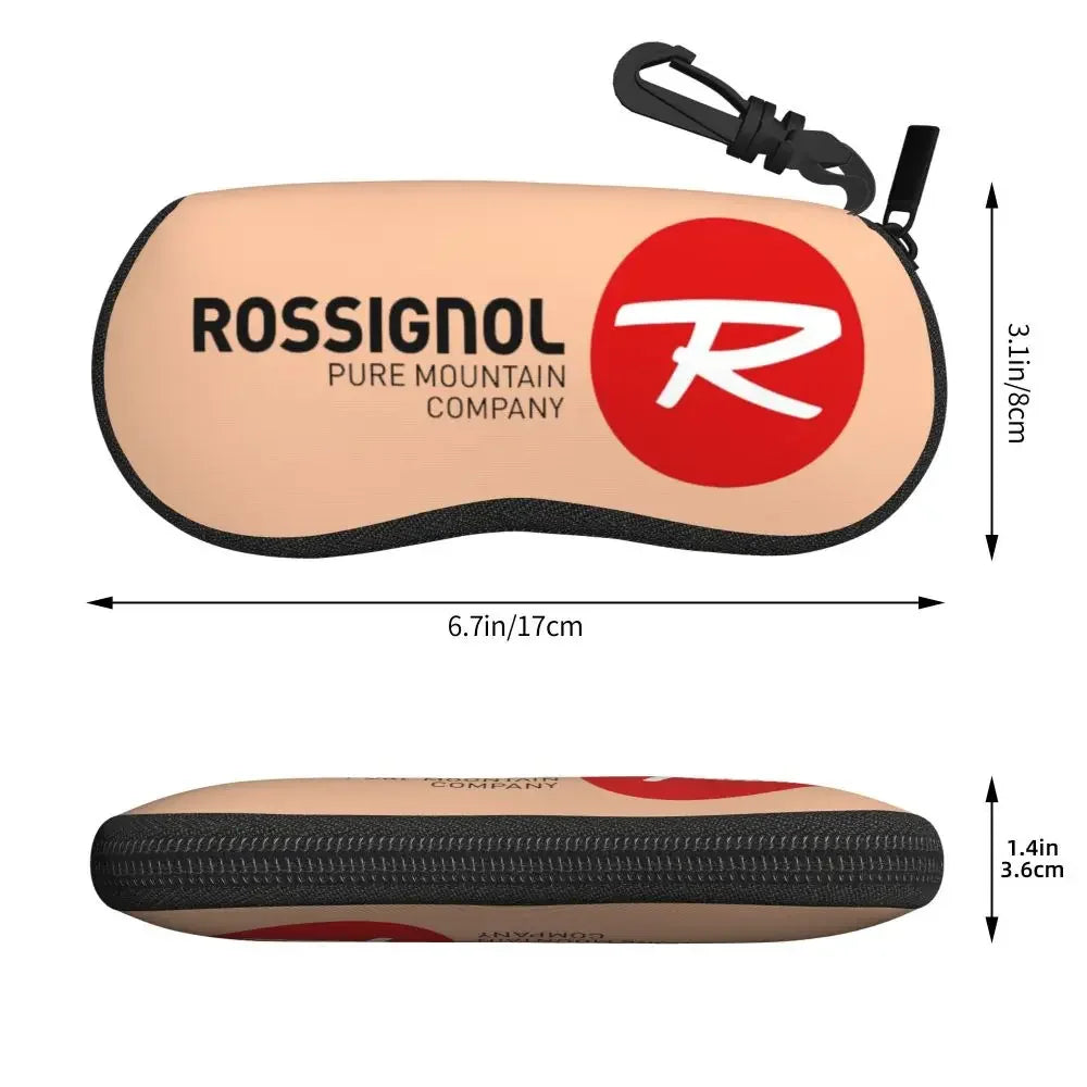 Rossignol Pure Mountain Products Shell Glasses Case Protective Sunglasses Box Women Men Soft Eyeglasses Bag Pouch