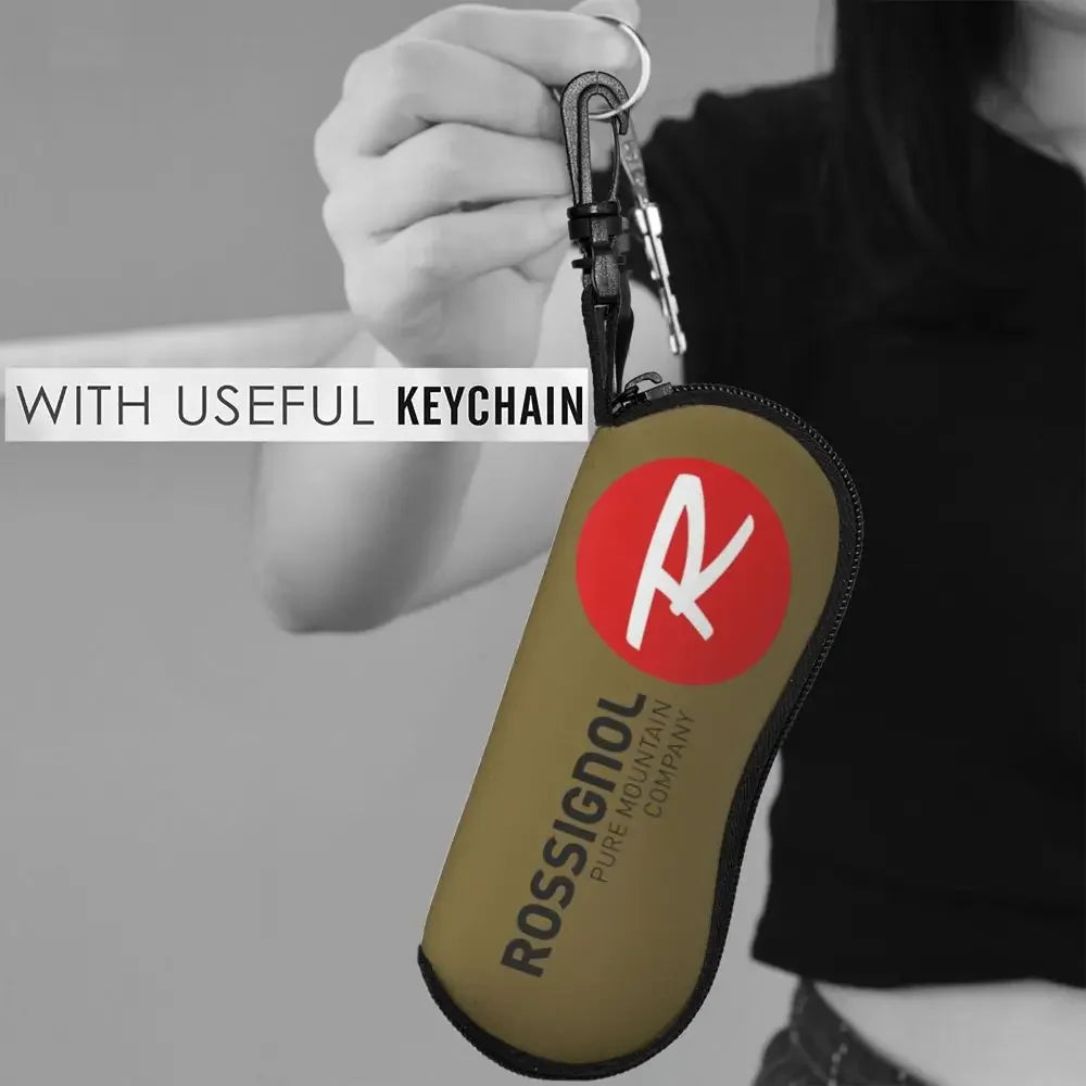 Rossignol Pure Mountain Products Shell Glasses Case Protective Sunglasses Box Women Men Soft Eyeglasses Bag Pouch