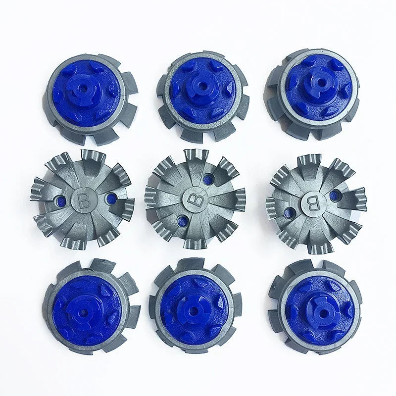 14pcs Golf Spikes Anti Slip TPR Replacement Screw Studs Shoes Turn Pins Fast Twist Ultra Thin Golf Shoes Spikes
