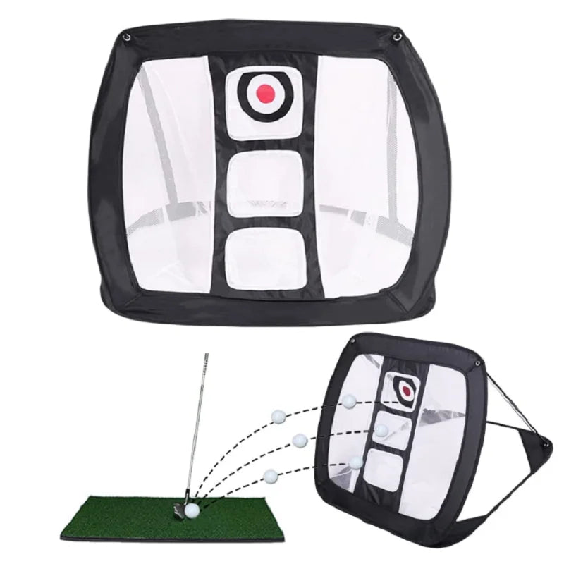 Nylon Golf Practice Net Indoor Outdoor Chipping Pitching Cages Portable Training