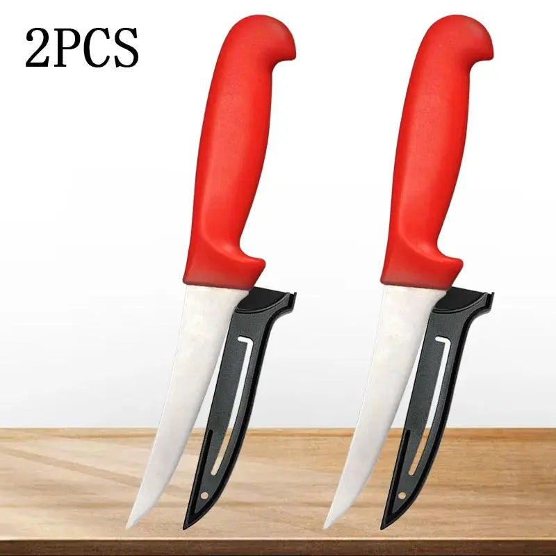 Stainless Steel Skinning Carving Knife Kitchen Boning Knife Meat Butcher Cleaver Utility Slicing Fish Vegetable Fruit Knives