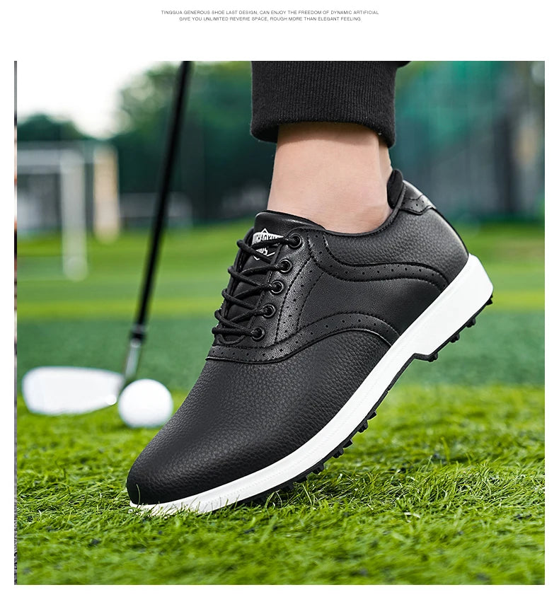 Four Seasons Universal Golf Shoes Men's Waterproof And Breathable Golf fixed Needle BOA Golf Shoes Outdoor Walking Sports Shoes