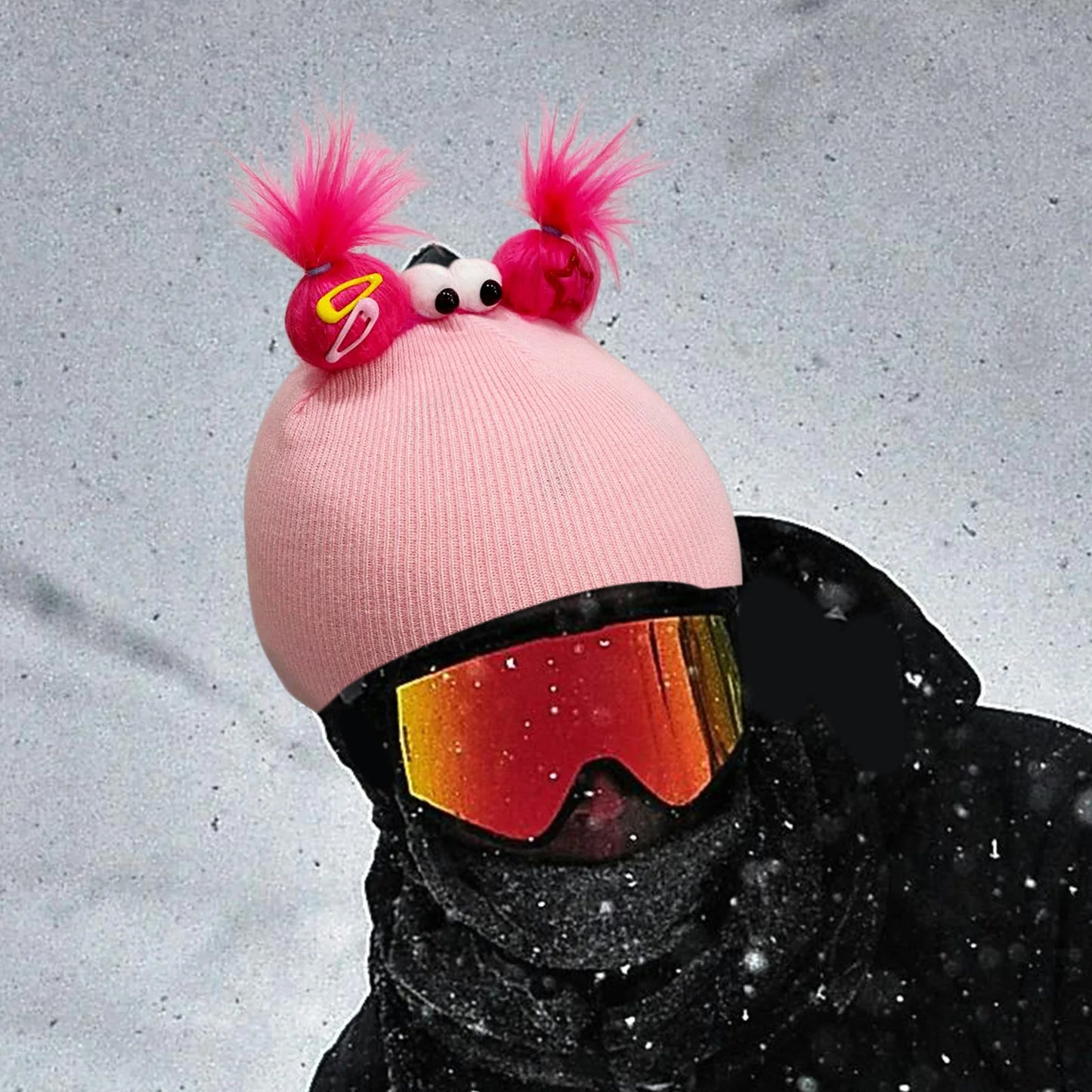 Ski Helmet Cover Birthday Comfortable Portable Cartoon Winter Warm Outdoor Cute Ski Helmet Helmet Decoration