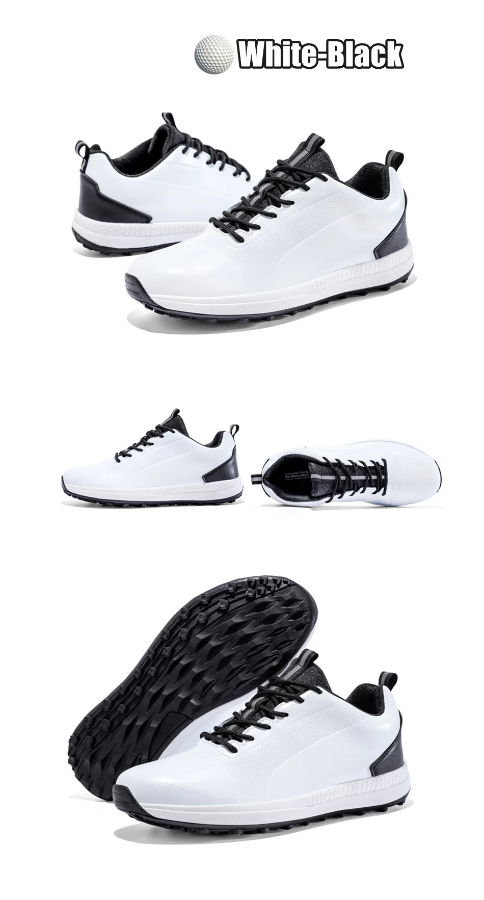 2024 Comfortable Golf Shoes Men Big Size 39-48 Professional Golf Spikeless Sneakers Non-Slip Waterproof Golfer Walking Footwear