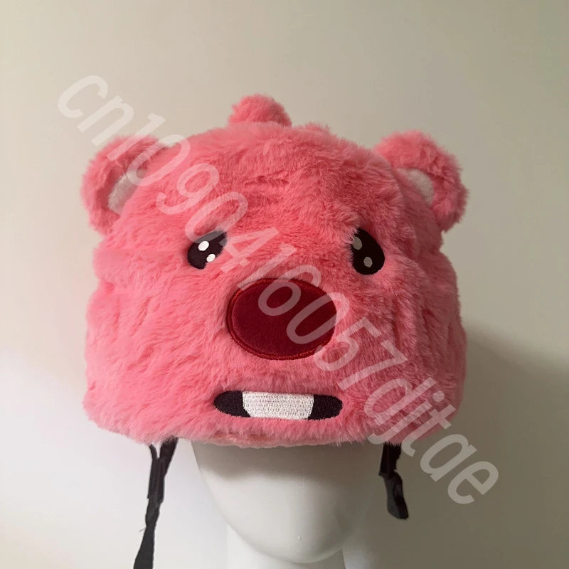 Ski Helmet Cover Decoration Cute Cartoon Half Helmet Cover for Kids Suitable for Electric Scooters Adult Helmet Decoration Hat