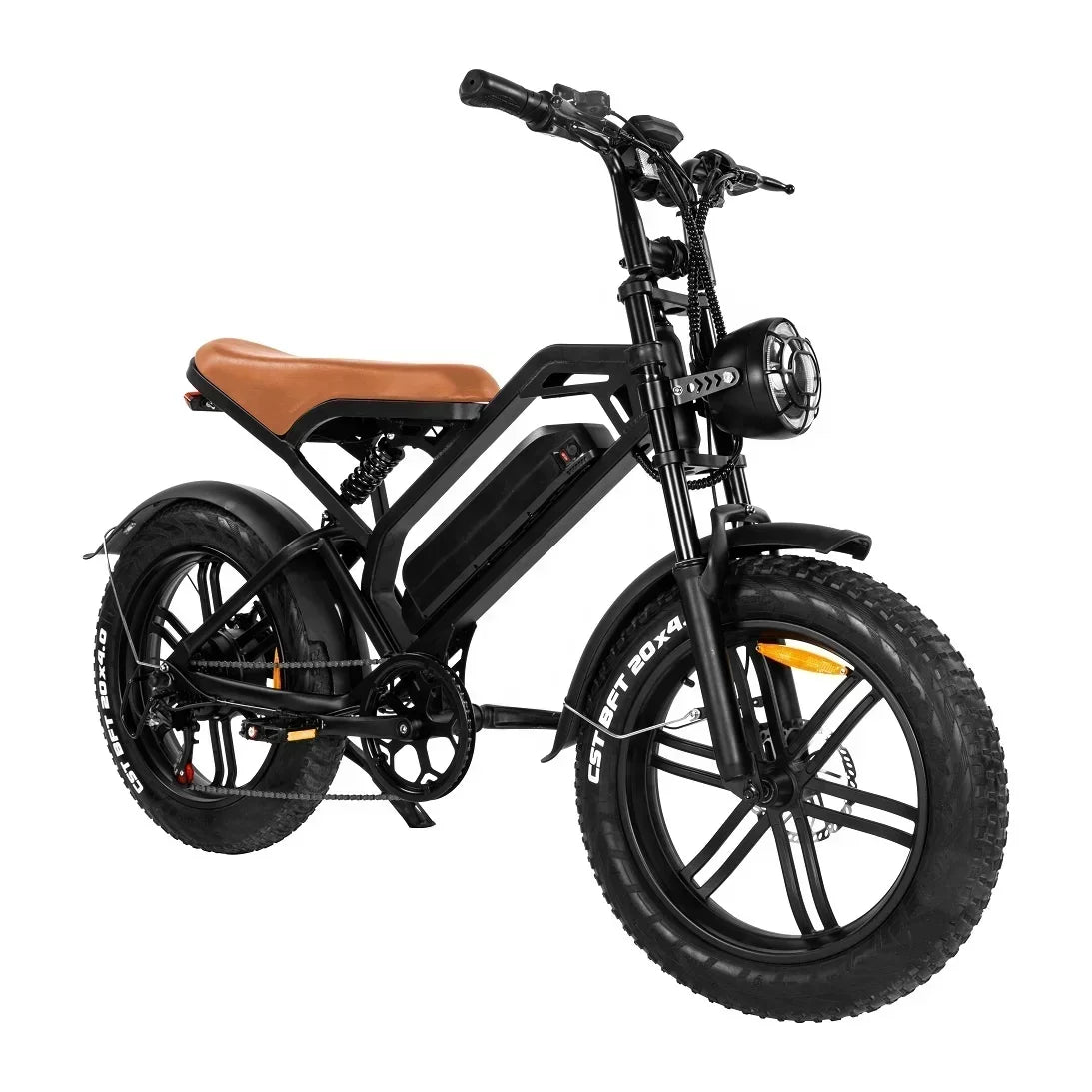 Upgraded Mode V20 Electric Bicycle 1000W 15AH Ebike 20 Inch Fat Tire Electric City Mountain Bike Unisex Electric Bike