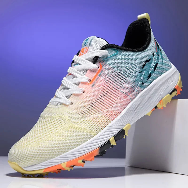 New Golf Shoes Men's and Women's Mesh Breathable Golf Shoe Outdoor Jogging Walking Shoe Men's Training Golf Shoe