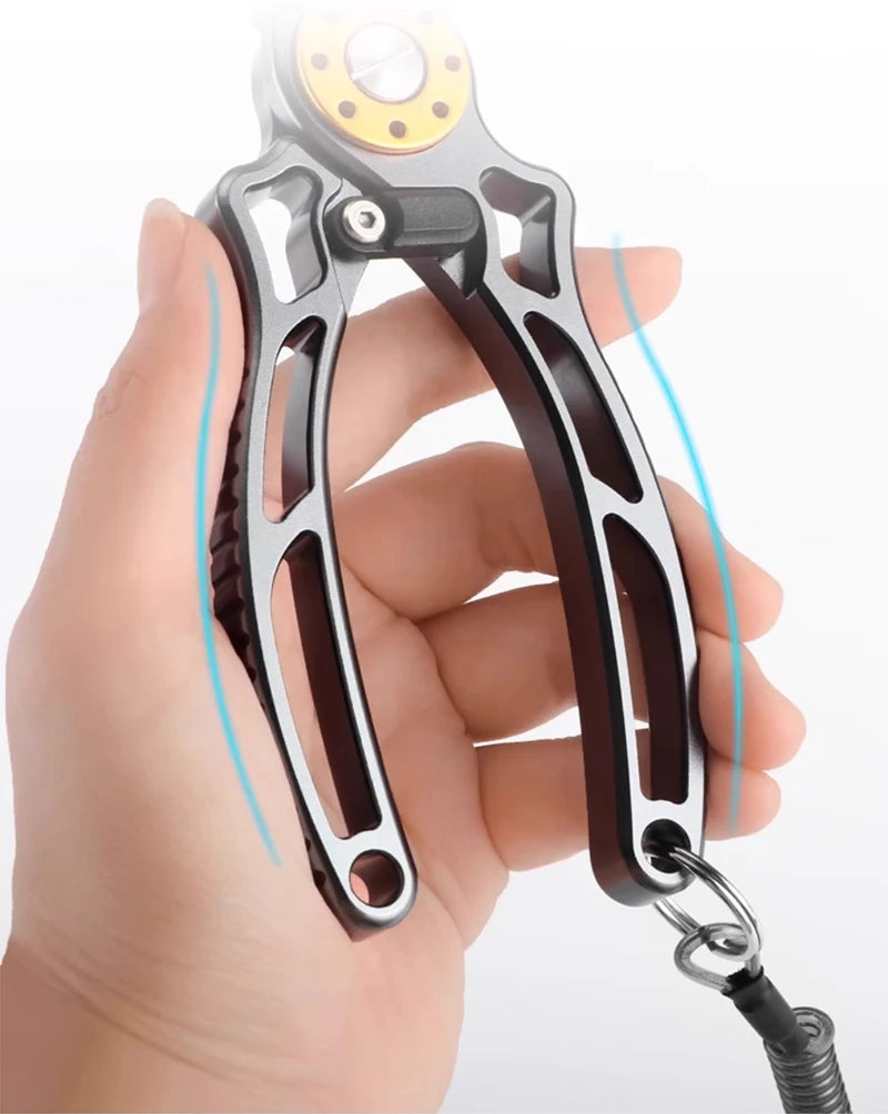 Shawto Titanium Coating Stainless Steel Fishing Scissor Plier Cut PE Braid Line Cutter Plies Carp Fishing Accessories Tools