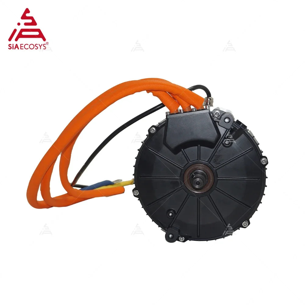 QSMOTOR 165 10000W 72V 50H Hall and Encoder PMSM Mid drive Motor for Light Bee
