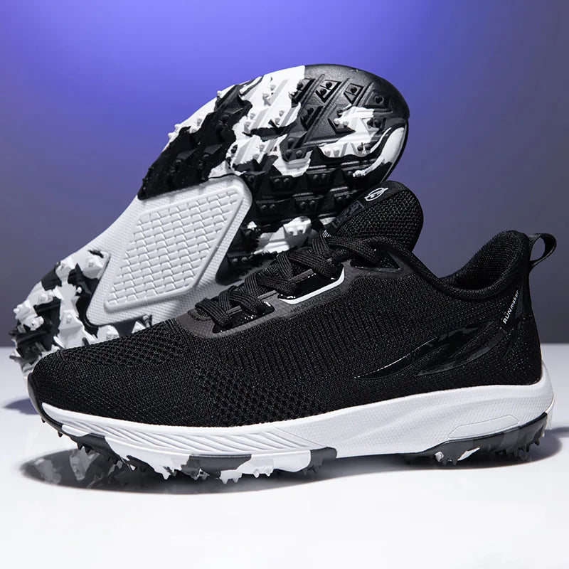 New Golf Shoes Men's and Women's Mesh Breathable Golf Shoe Outdoor Jogging Walking Shoe Men's Training Golf Shoe