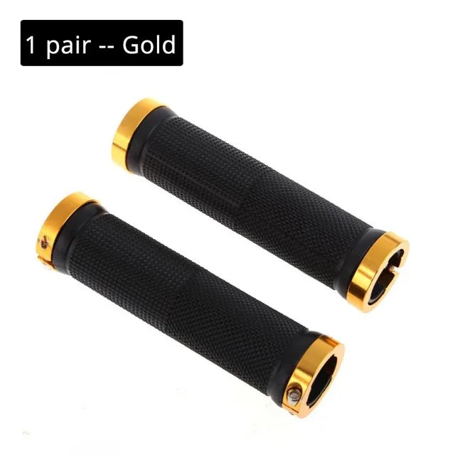 MTB Bicycle Handlebar Grips Rubber Anti-Skid Bike Grips Lock On Road Mountain Handle End Grips MTB Cuffs Bike Accessories