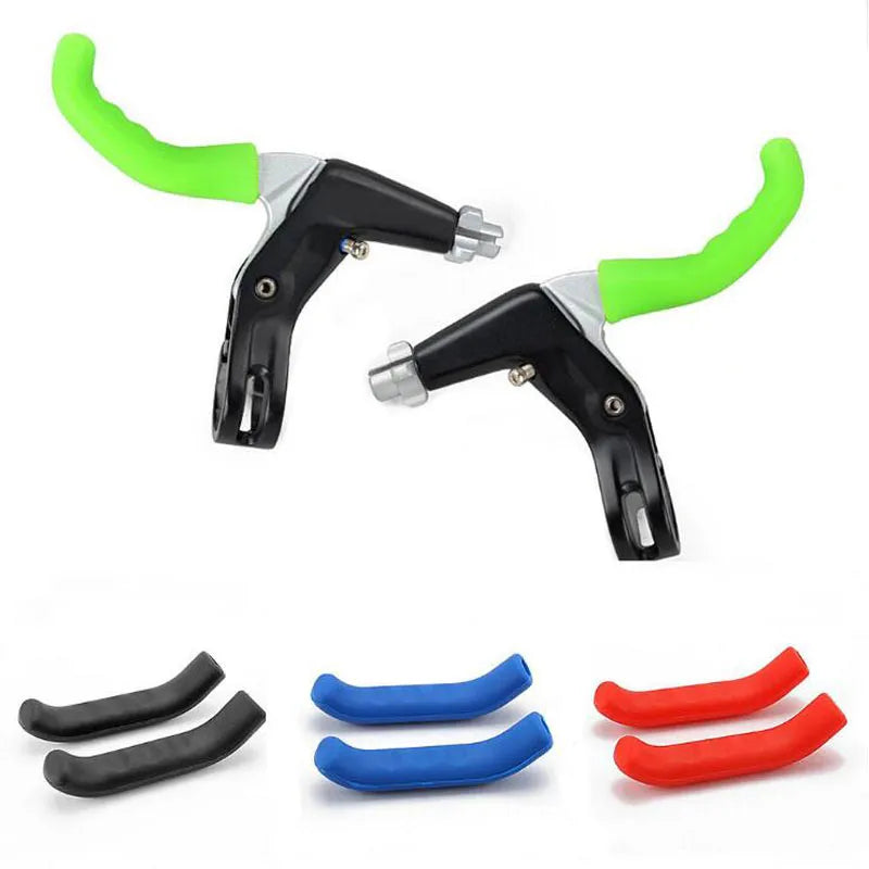 Bicycle Brake Handle Cover Silicone MTB Grips Bicycle Handlebar Protect Cover Anti-slip Bicycle Protective Gear Bike Accessories