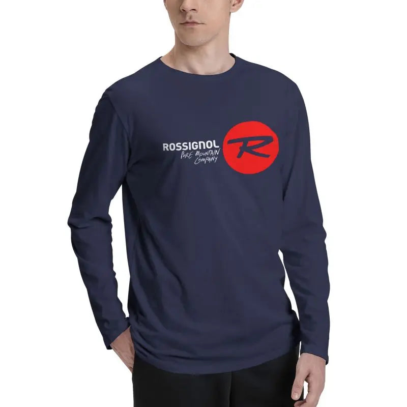 Skis Rossignol Alpine Skis And Equipment Long Sleeve T-Shirts T-shirt Tee Cute Style Natural High Quality