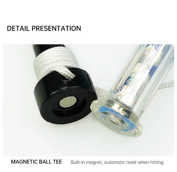Caden Golf Detachable Metal Tee 2pcs2.76in and 3.15in, Red And Blue Two-color High-quality Magnetic Tee, Friction Small Golf Tee