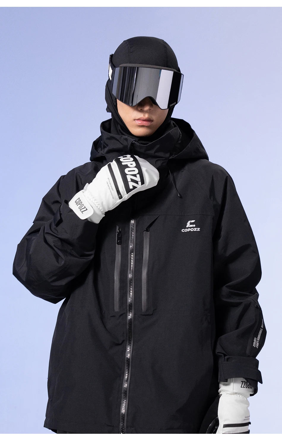 COPOZZ 3M Thinsulate Thick Adult Teenage Professional Snowboard Ski Gloves Windproof Winter Warm Thermal Snow Mittens Snowmobile