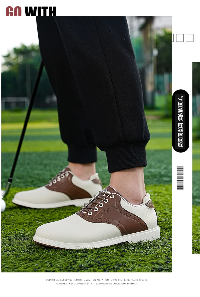 Four Seasons Universal Golf Shoes Men's Waterproof And Breathable Golf fixed Needle BOA Golf Shoes Outdoor Walking Sports Shoes