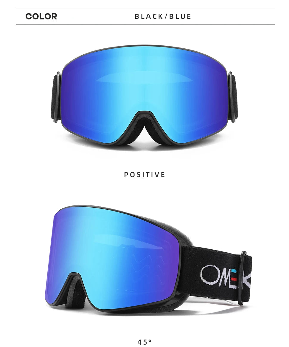 ELAX BRAND NEW Double Layers Anti-Fog Ski Goggles Snowmobile Eyewear Outdoor Sport Snow Snowboard Glasses