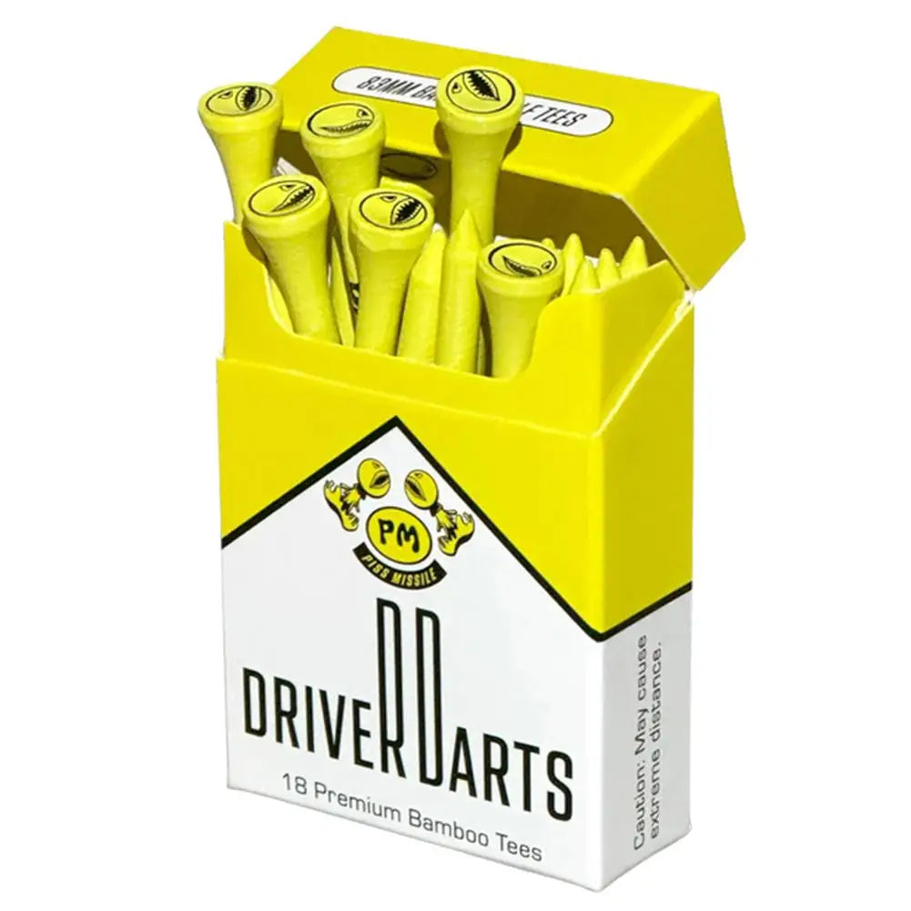 18Pcs/box Driver Darts Golf Tees Premium 83mm Bamboo Tees Golf Accessories Gifts For Golf Lovers Outdoor Sports Equipment