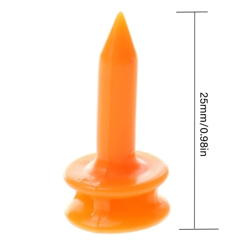 100Pcs Professional Short Golf Tees Plastic Step Down Cactle Tees Double Deck Golf Tees for Golf Practice Part