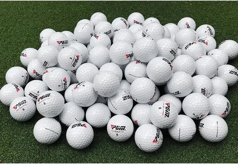 PGM Hardness Golf Practice Balls Outdoor Sport Driving Range Lightweight Synthetic Rubber Golf Three-Layer Competition Balls Set