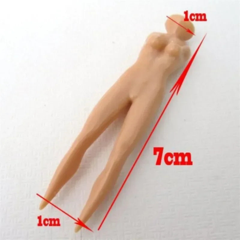 10pcs Tees Golf Tee Funny Golf Gift Sexy Naked Lady Woman Manikin Plastic Golf Equipment Accessories