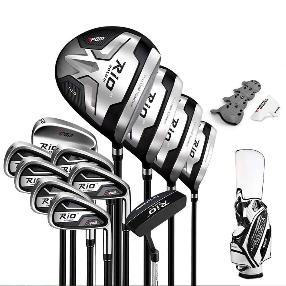 PGM RIO III Golf Club 12/4 Pcs Men's Right Handed Professional Golf Clubs Complete Set with Golf Bag Beginners Practice Club