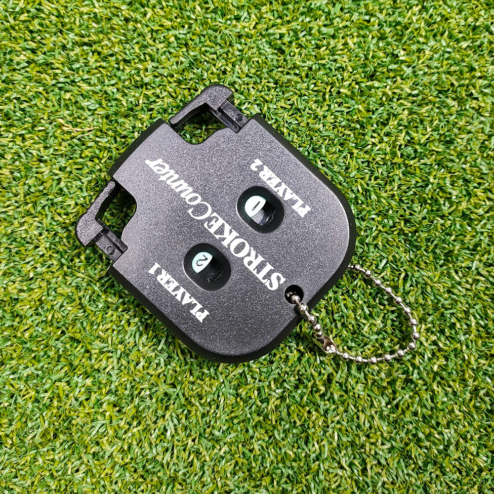 Mini Handy Golf Shot Count Stroke Putt Score Counter Two Digits Scoring Keeper With Key Chain Golf Accessorie Golf Training Aids