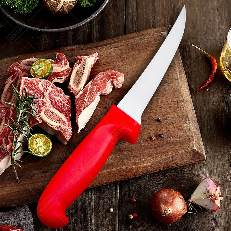 Stainless Steel Skinning Carving Knife Kitchen Boning Knife Meat Butcher Cleaver Utility Slicing Fish Vegetable Fruit Knives