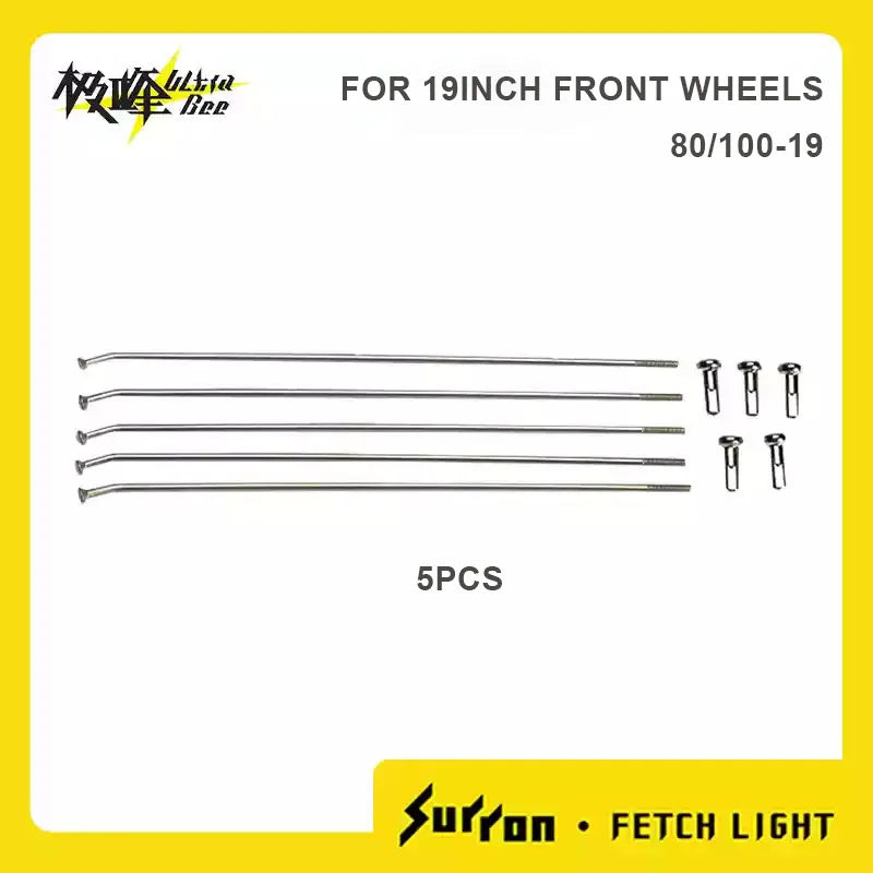 SURRON Ultra bee OEM Original Wheel Spokes 19inch/18inch Front /Rear Spoke Fittings All Terrain Wheels / Off-Road Wheel Spokes