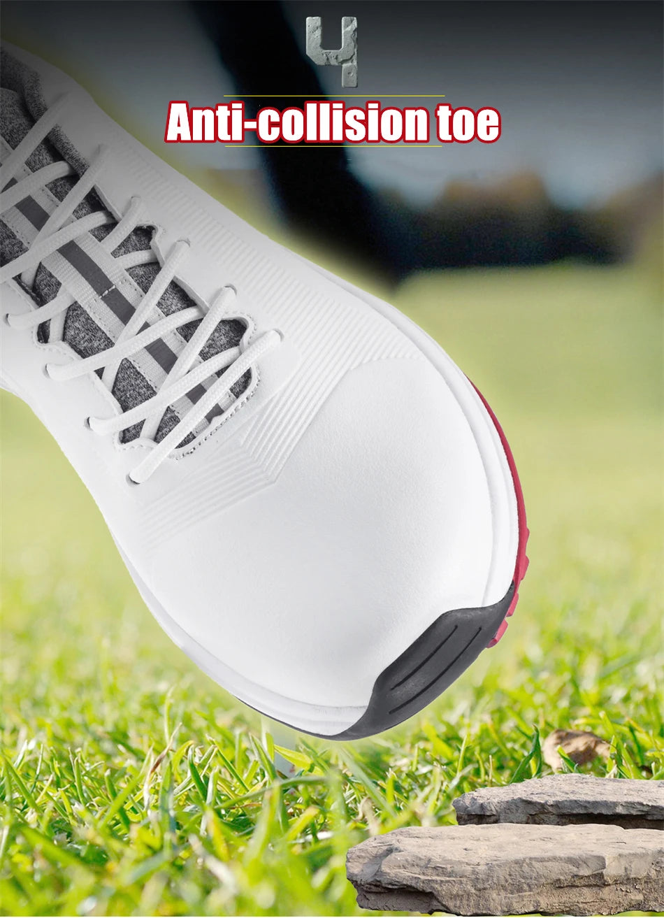 2024 Comfortable Golf Shoes Men Big Size 39-48 Professional Golf Spikeless Sneakers Non-Slip Waterproof Golfer Walking Footwear