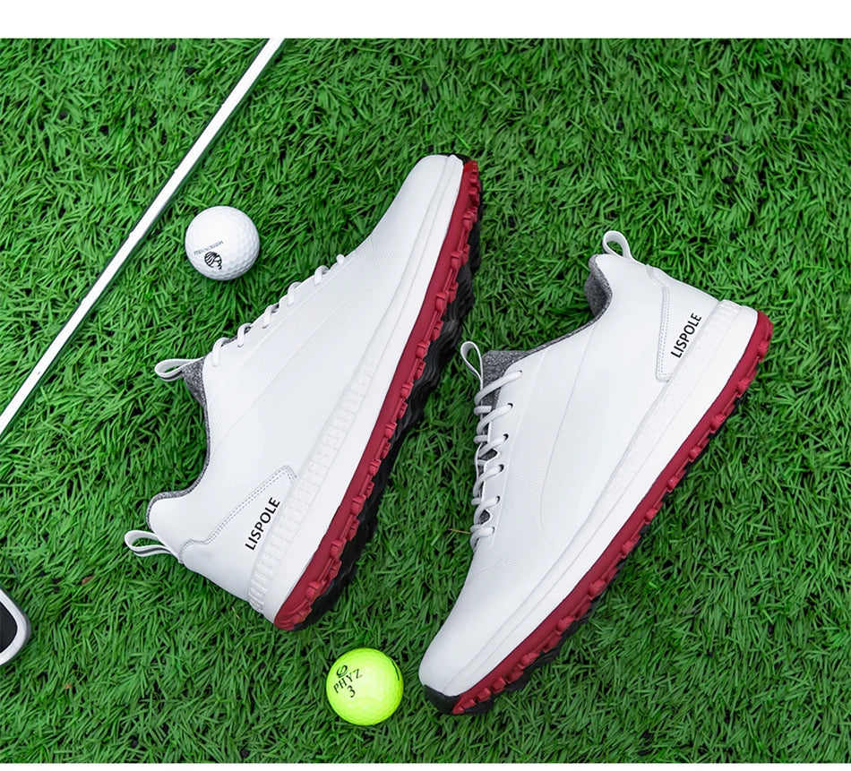 2024 Comfortable Golf Shoes Men Big Size 39-48 Professional Golf Spikeless Sneakers Non-Slip Waterproof Golfer Walking Footwear