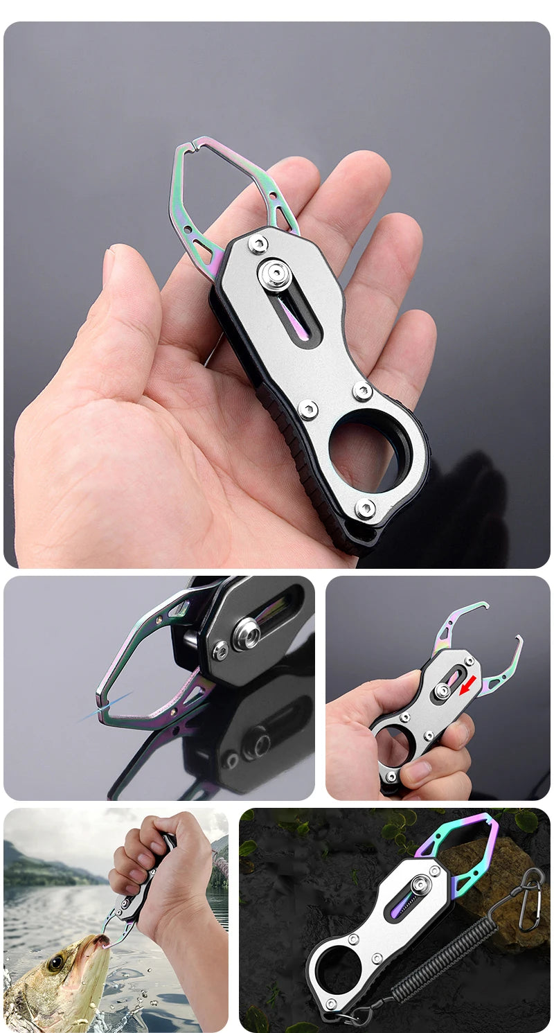 Shawto Titanium Coating Stainless Steel Fishing Scissor Plier Cut PE Braid Line Cutter Plies Carp Fishing Accessories Tools