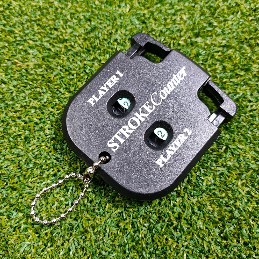 Mini Handy Golf Shot Count Stroke Putt Score Counter Two Digits Scoring Keeper With Key Chain Golf Accessorie Golf Training Aids