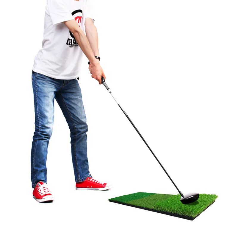 PGM Golf Hitting Mat Indoor Outdoor Mini Practice Durable PP Grass Pad Backyard Exercise Golf Training Aids Accessories DJD003