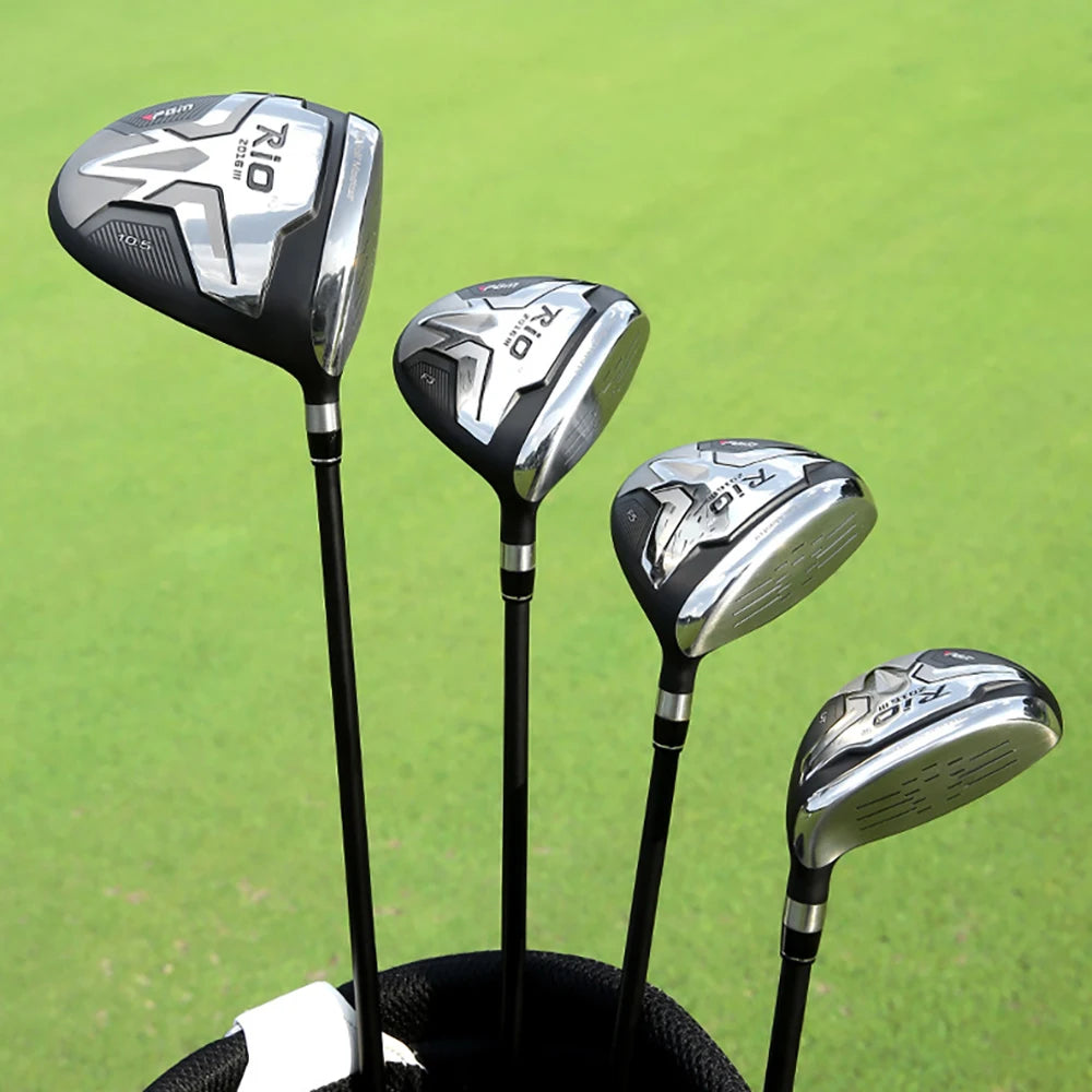 PGM RIO III Golf Club 12/4 Pcs Men's Right Handed Professional Golf Clubs Complete Set with Golf Bag Beginners Practice Club