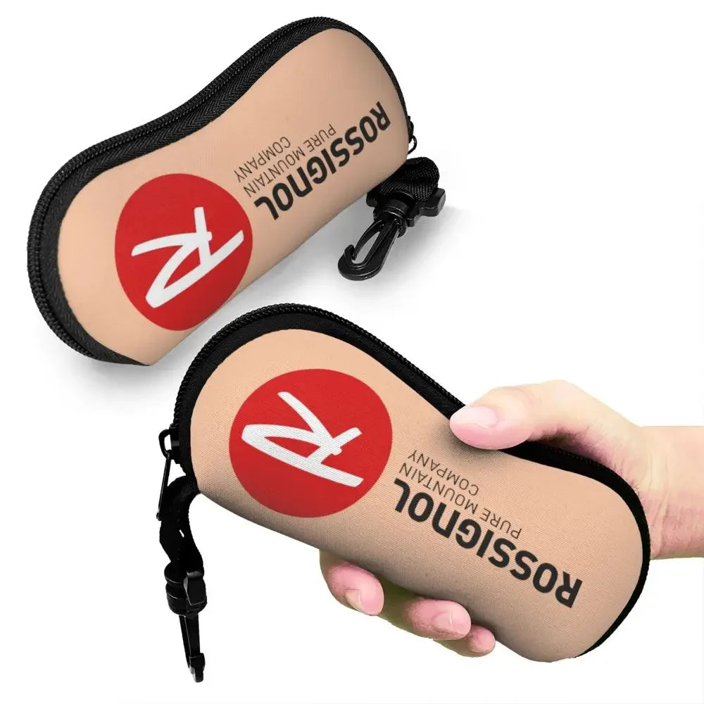 Rossignol Pure Mountain Products Shell Glasses Case Protective Sunglasses Box Women Men Soft Eyeglasses Bag Pouch