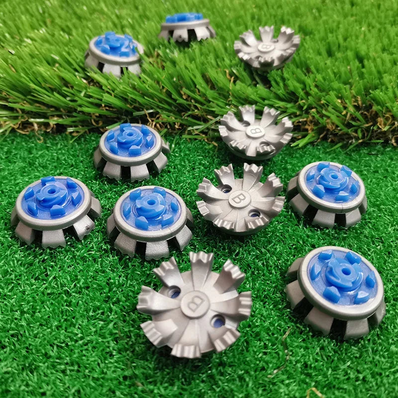 14pcs Golf Spikes Anti Slip TPR Replacement Screw Studs Shoes Turn Pins Fast Twist Ultra Thin Golf Shoes Spikes