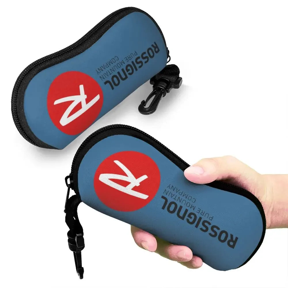 Rossignol Pure Mountain Products Shell Glasses Case Protective Sunglasses Box Women Men Soft Eyeglasses Bag Pouch