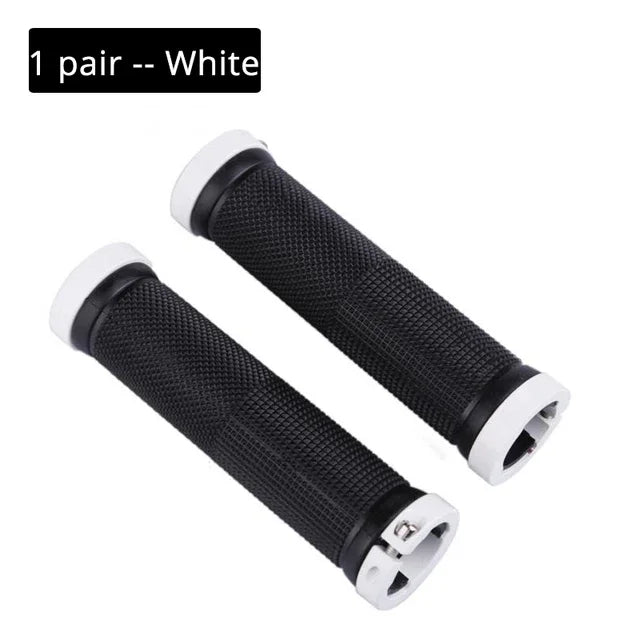 MTB Bicycle Handlebar Grips Rubber Anti-Skid Bike Grips Lock On Road Mountain Handle End Grips MTB Cuffs Bike Accessories