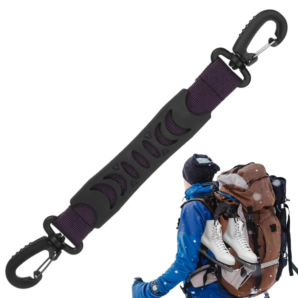 Ski Boot Carrier Straps Colorful Strap Leashes Carrier For Ski Boot Shoe Lifter Portable Inline Skate Straps Winter Skiing